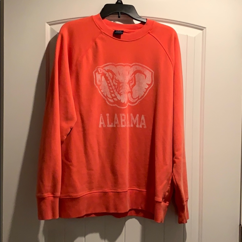 Alabama sweatshirt coral color